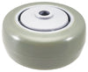 3" x 1-1/4" Gray Polyurethane Wheel for Casters or Equipment 250 lbs Capacity CasterHQ