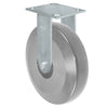 Durastar Medium Heavy Duty 34 Series - 8" x 2" Heavy Duty Solid Polyurethane on Glass-filled Nylon Rigid Caster - 1250 lb Capacity, & 4" x 4-1/2" Top Plate Durastar