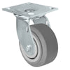 Durastar Medium Heavy Duty 34 Series - 4" x 2" Duratek High Tech Rubber Swivel Caster - 450 lb Capacity, & 4" x 4-1/2" Top Plate Durastar