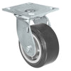Durastar Medium Heavy Duty 34 Series - 4" x 2" DURATOUGH Polyurethane on Polyolefin Swivel Caster - 700 lb Capacity, & 4" x 4-1/2" Top Plate Durastar