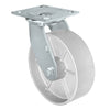 Durastar Medium Heavy Duty 34 Series - 6" x 2" Semi-Steel Swivel Caster - 1200 lb Capacity, & 4" x 4-1/2" Top Plate Durastar