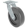 Durastar Medium Heavy Duty 34 Series - 8" x 2" Heavy Duty Polyolefin Swivel Caster - 1200 lb Capacity, & 4" x 4-1/2" Top Plate Durastar