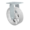 Durastar Medium Heavy Duty 35 Series - 6" x 2" Semi-Steel Rigid Caster - 1200 lb Capacity, Choose Bearing Option Durastar