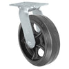 Durastar Medium Heavy Duty 35 Series - 10" x 2-1/2" Rubber on Steel Swivel Caster - 1000 lb Capacity, Choose Bearing Option Durastar