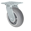 Durastar Medium Heavy Duty 35 Series - 6" x 2" Duratek Donut High Tech Rubber Swivel Caster - 600 lb Capacity, Choose Bearing Option Durastar