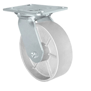 6" x 2" Semi-Steel Swivel Caster – 1200 lb
