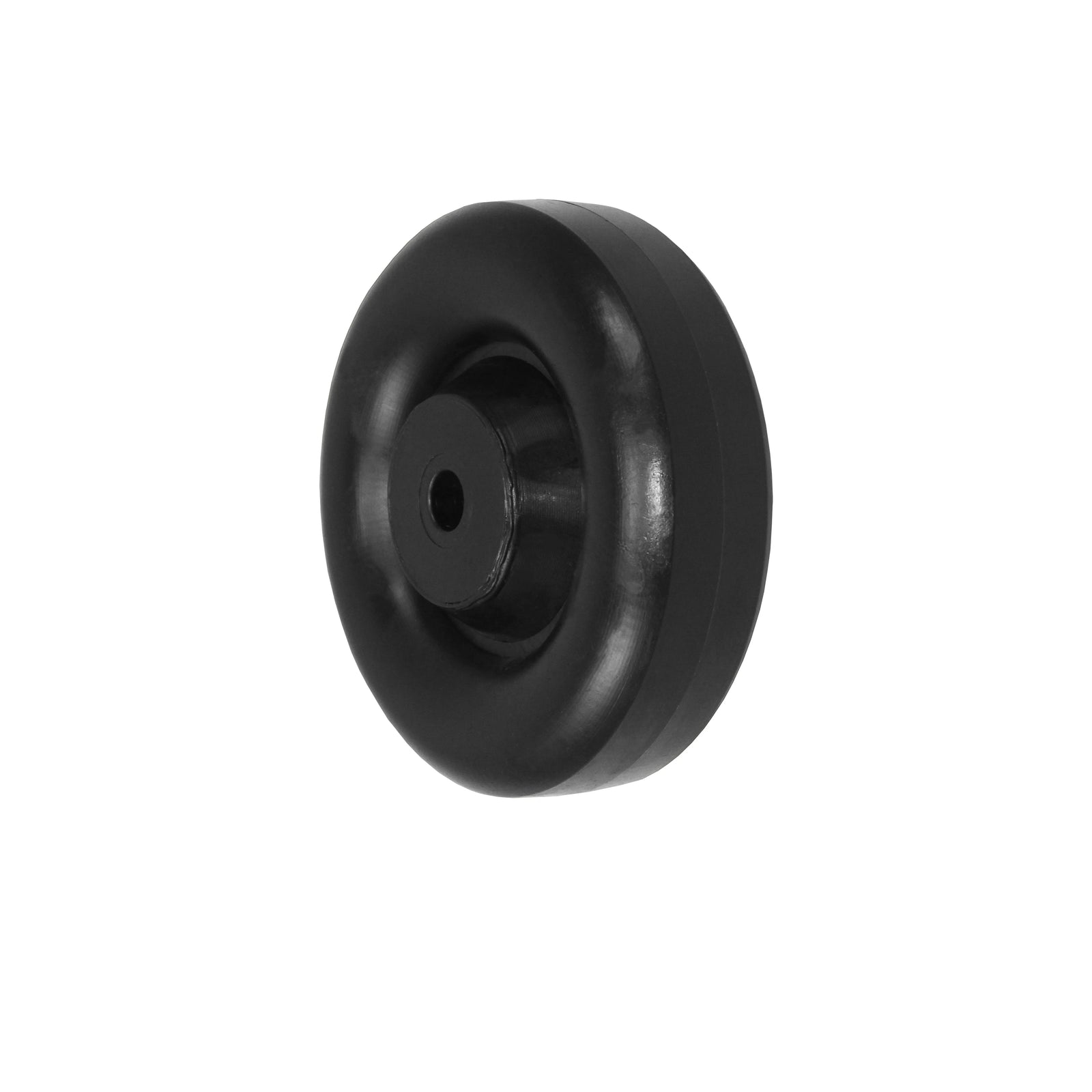 Durastar 3-1/2" x 1-1/4" Polyolefin Donut Wheel, 325 lbs Capacity and 3/8" Plain Bore Durastar
