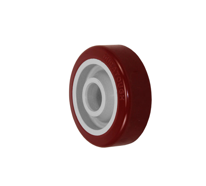 Durastar 3-1/2" x 1-1/4" DURATOUGH Hi-Tech Polyurethane on Polyolefin Wheel, 300 lbs Capacity and 7/8" Plain Bore Durastar