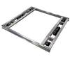 USA-Made Heavy-Duty Pallet Dolly - 36"x42" - 8000 Lb Capacity, 10-Roller, 360° Maneuverability CasterHQ