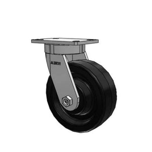 Albion 370TM08501S 8" x 3" Phenolic Kingpinless Caster – 2500 lb