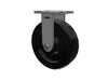 Albion Casters Value Kingpinless Rigid Caster - 10" x 3" Phenolic Wheel with 6.25" x 4.5" Plate - Heavy-Duty Load Capacity - Model 370TM10501R Albion-Casters