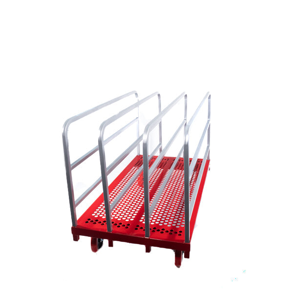 Raymond HD P/S Mover-2 Fixed, 2 Swivel 8" Quiet Poly