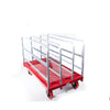 Raymond HD P/S Mover-2 Fixed, 2 Swivel 8" Quiet Poly