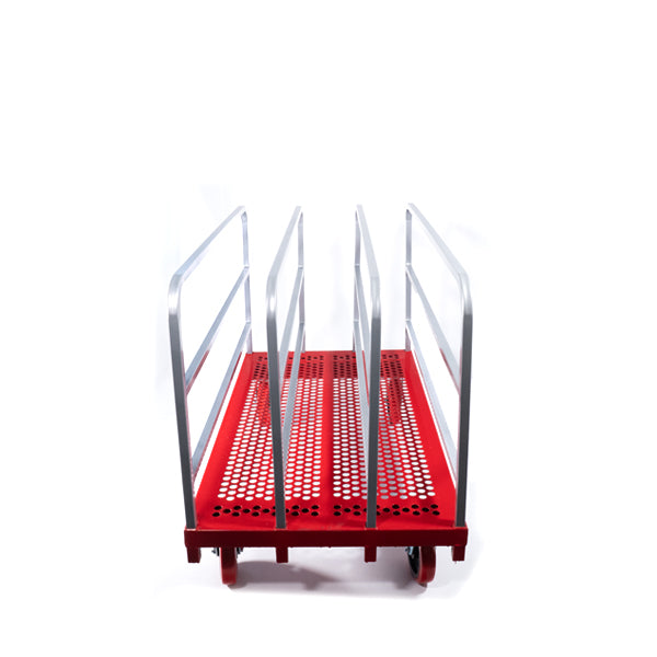 Raymond HD P/S Mover-2 Fixed, 2 Swivel 8" Quiet Poly