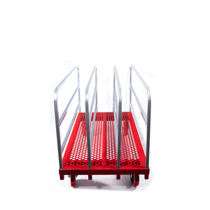 Raymond HD P/S Mover-2 Fixed, 2 Swivel 8" Quiet Poly
