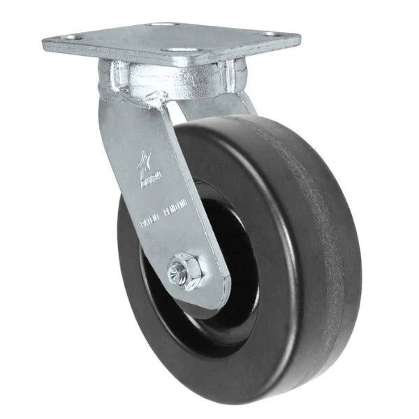 Kingpinless Heavy Duty 40 Series - 5" x 2" Phenolic Swivel Caster - 1000 lb Capacity, Choose between Top Plate Size and bearing Durastar