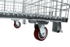 Durastar COLLAPSIBLE Wire 40 x 48 x 42-1/2 inch Closed Foot Container with Casters Durastar