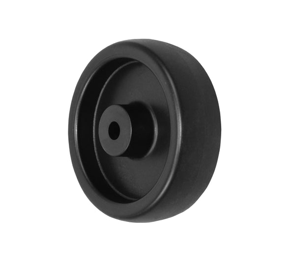 Durastar 4" x 1-1/4" Polyolefin Wheel, 300 lbs Capacity and 3/8" Plain Bore Durastar