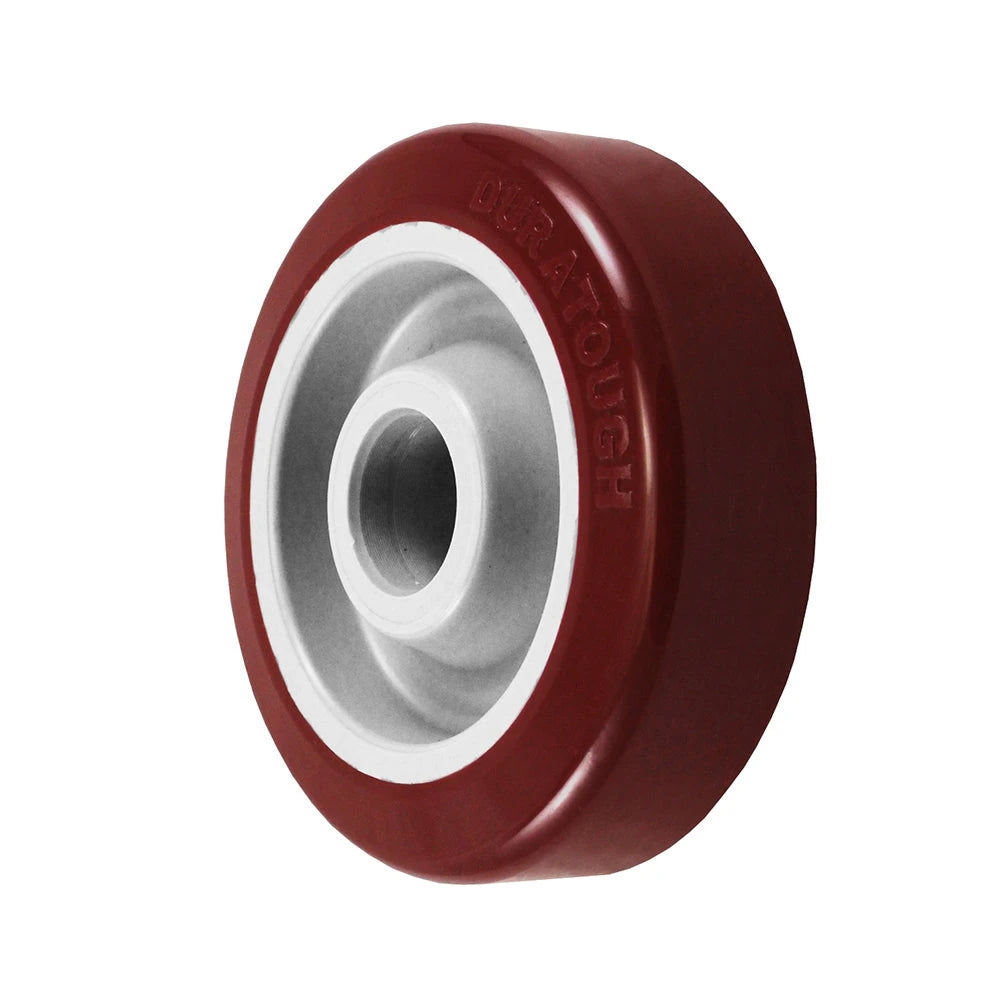 Durastar 4" x 1-1/4" DURATOUGH Hi-Tech â€šÃ„Ã£â€šÃ„Ã£Polyurethane on Polyolefin Wheel, 325 lbs Capacity and 7/8" Plain Bore Durastar