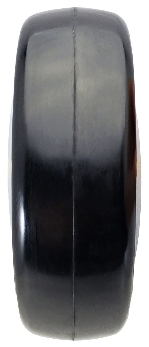4" x 1-1/4" Black Polyurethane Wheel for Casters or Equipment 300 lbs Capacity CasterHQ