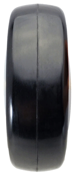4" x 1-1/4" Black Polyurethane Wheel for Casters or Equipment 300 lbs Capacity CasterHQ