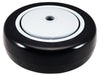 4" x 1-1/4" Black Polyurethane Wheel for Casters or Equipment 300 lbs Capacity CasterHQ
