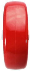 4 Inch x 1-1/4 Inch Red Polyurethane Wheel - 300 lbs Capacity | Heavy Duty Replacement Wheel CasterHQ