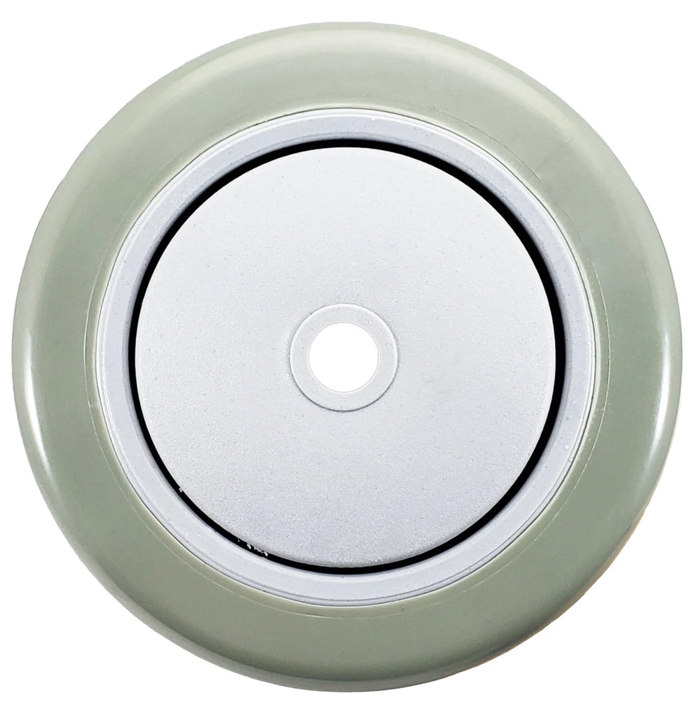 4" x 1-1/4" Gray Polyurethane Wheel for Casters or Equipment 300 lbs Capacity CasterHQ