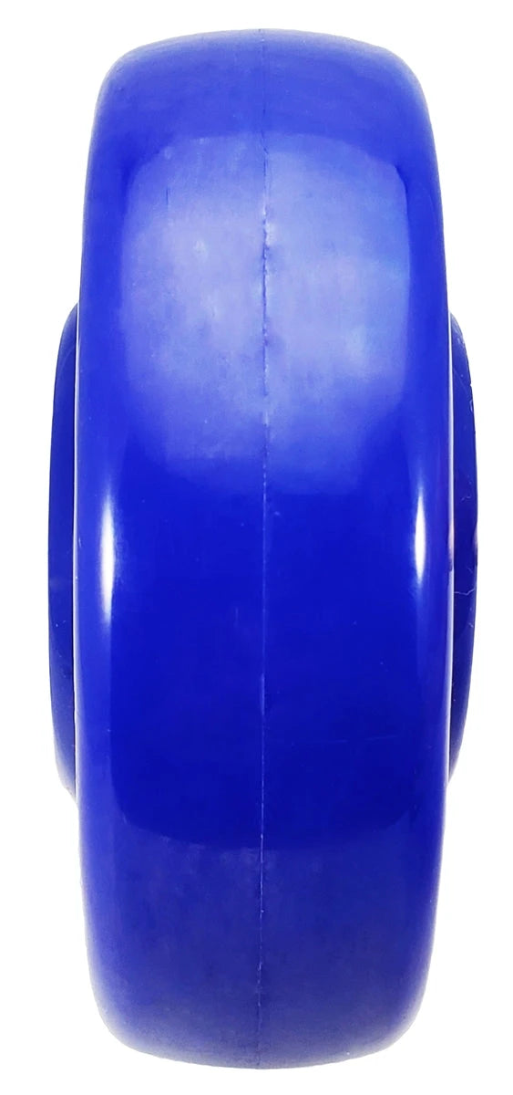 4" x 1-1/4" Blue Polyurethane Wheel for Casters or Equipment 300 lbs Capacity CasterHQ