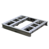 USA-Made Heavy-Duty Pallet Dolly - 42"x48" - 6000 Lb Capacity, 8-Roller, 360° Maneuverability CasterHQ