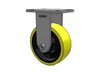 Value Kingpinless 8"x3" HD Poly-on-Iron Caster with 7.25"x5.25" Plate - 3500 lb Load Capacity, 10.5" Mount Height, Heavy-Duty Swivel Caster for Industrial Use Albion-Casters