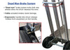B&P Commercial Ice Cart | 20-Bag Capacity, No-Flat Wheels, Dual Brake System - Safe & Efficient Ice Delivery BP MFG