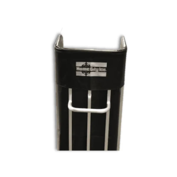 B&P Manufacturing Three-Sided Ice Cart - Durable Stainless Steel, 500 lbs Capacity, Heavy-Duty Casters for Catering & Events - Model 5012-006 BP MFG