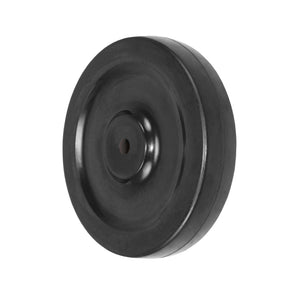 5" x 1" Hard Rubber Solid Industrial Replacement Wheel – 145 lb