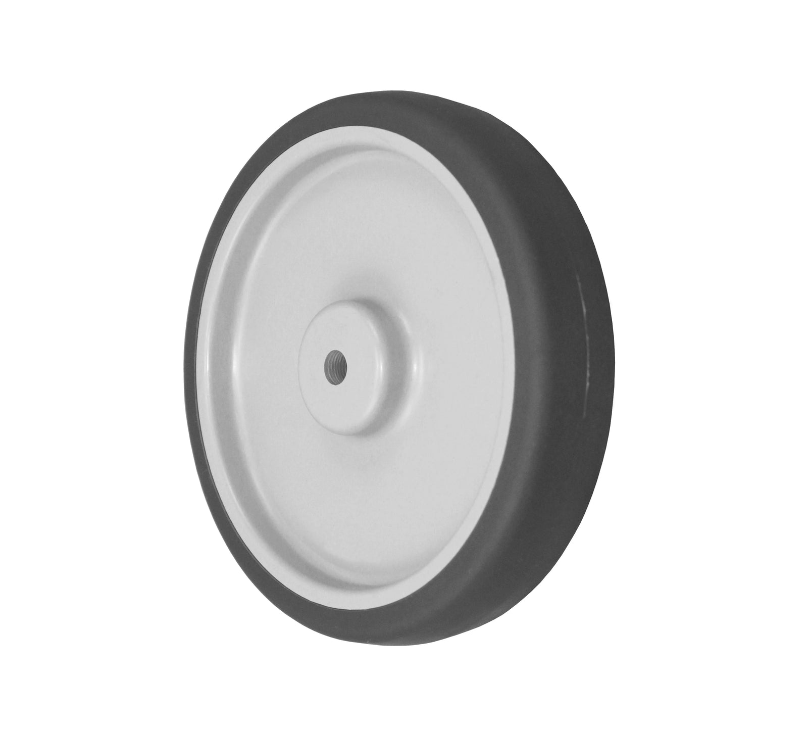 Durastar 5" x 1" Thermoplastic Rubber Wheel, 130 lbs Capacity and 5/16" Plain Bore Durastar