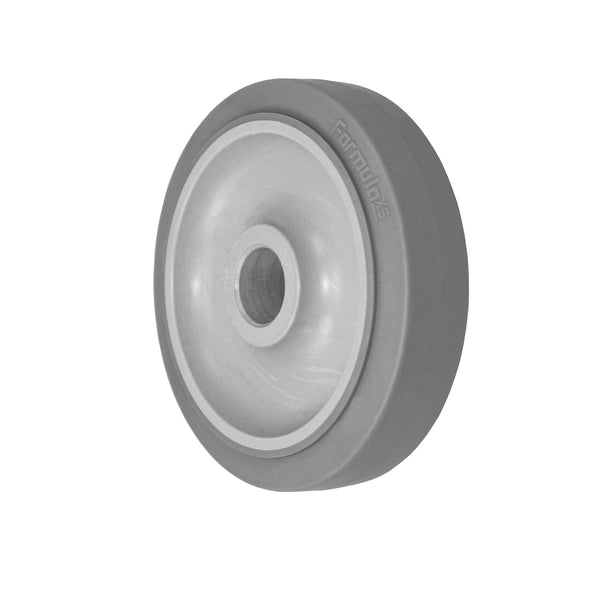 Durastar 5" x 1-1/4" Formula XS Rubber Wheel, 325 lbs Capacity Durastar