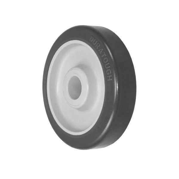 Durastar 5" x 1-1/4" DURATOUGH Hi-Tech Polyurethane on Polyolefin Wheel, 350 lbs Capacity and 7/8" Plain Bore Durastar