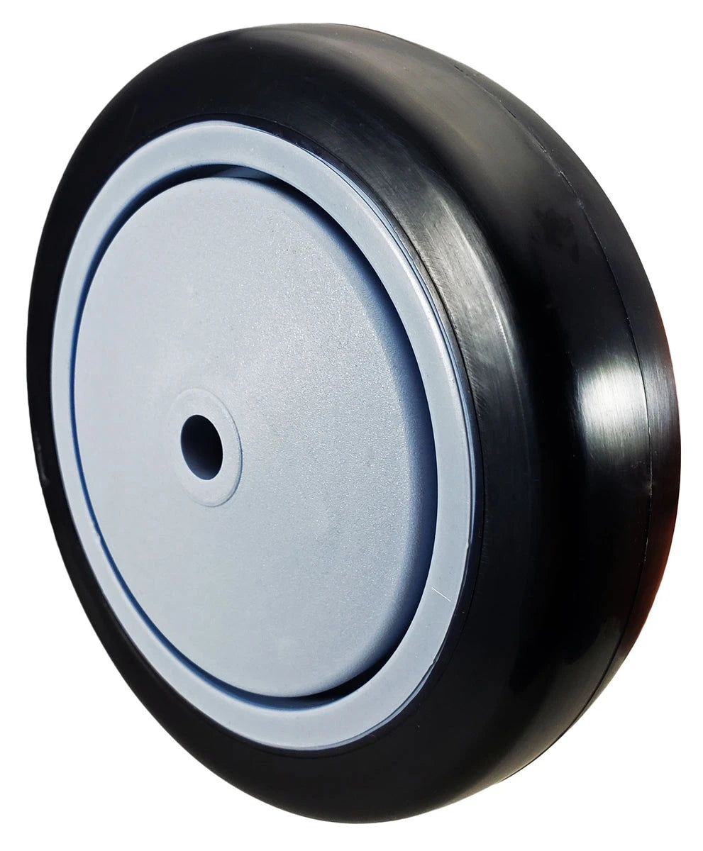 5" x 1-1/4" Black Polyurethane Wheel for Casters or Equipment 325 lbs Capacity CasterHQ