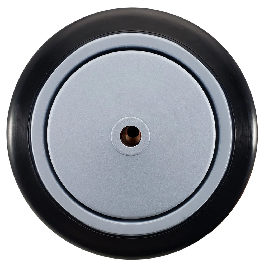 5" x 1-1/4" Black Polyurethane Wheel for Casters or Equipment 325 lbs Capacity CasterHQ