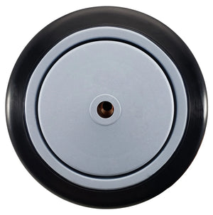 5" x 1-1/4" Black Polyurethane Wheel for Casters or Equipment 325 lbs Capacity CasterHQ