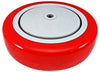 5" x 1-1/4" Red Polyurethane Wheel for Casters or Equipment 325 lbs Capacity CasterHQ
