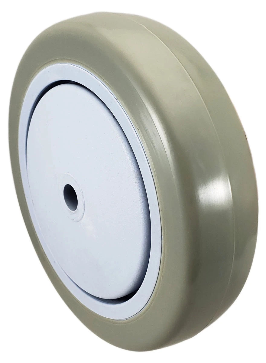 5" x 1-1/4" Gray Polyurethane Wheel for Casters or Equipment 325 lbs Capacity CasterHQ