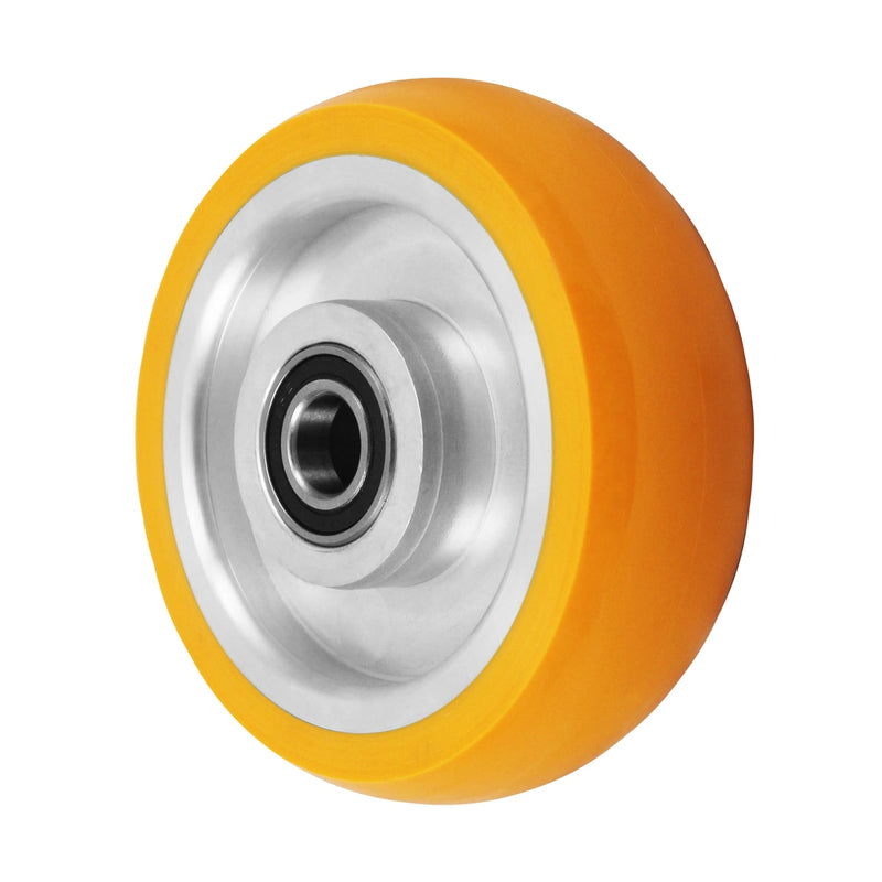 Durastar 5" x 1-1/2" Polyurethane on Polyolefin Wheel, 700 lbs Capacity and 6202 Precision Ball Bearing Durastar