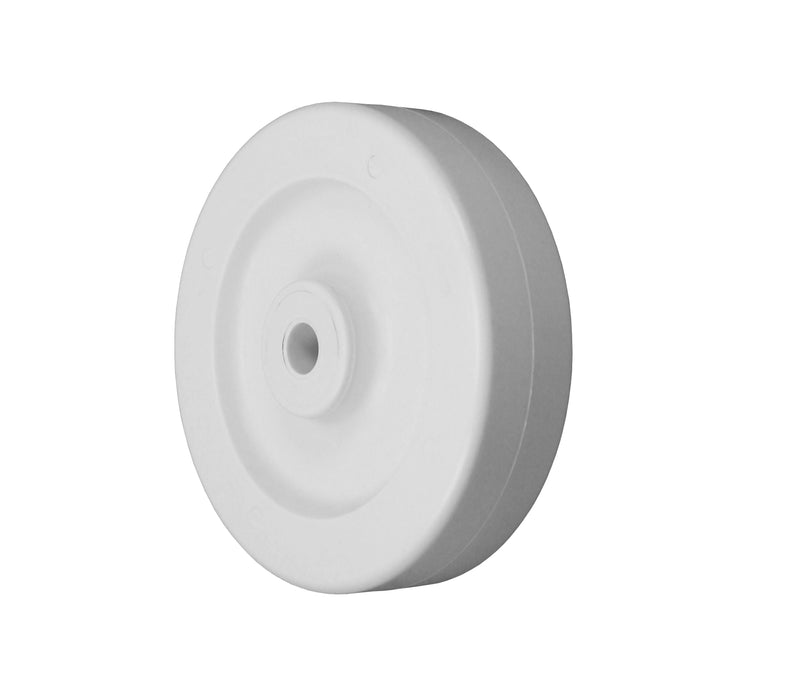 Durastar 5" x 1-1/2" Heavy Duty Polyolefin Wheel, 385 lbs Capacity and 1/2" Plain Bore Durastar