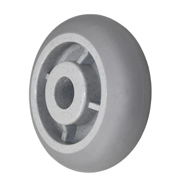 Durastar 5" x 2" Duratek Donut High Tech Rubber Wheel, 500 lbs Capacity and 1-3/16" Plain Bore Durastar