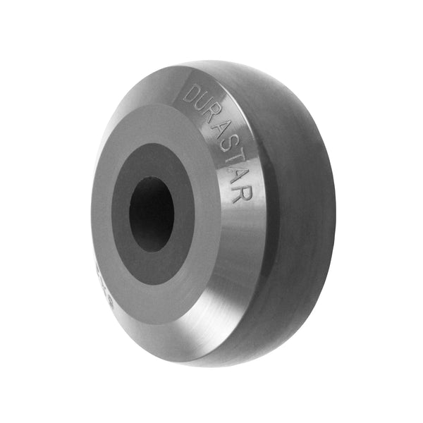 Durastar 5" x 2" Heavy Duty Solid Polyurethane on Glass-filled Nylon Wheel, 1500 lbs Capacity and 1-3/16" Plain Bore Durastar