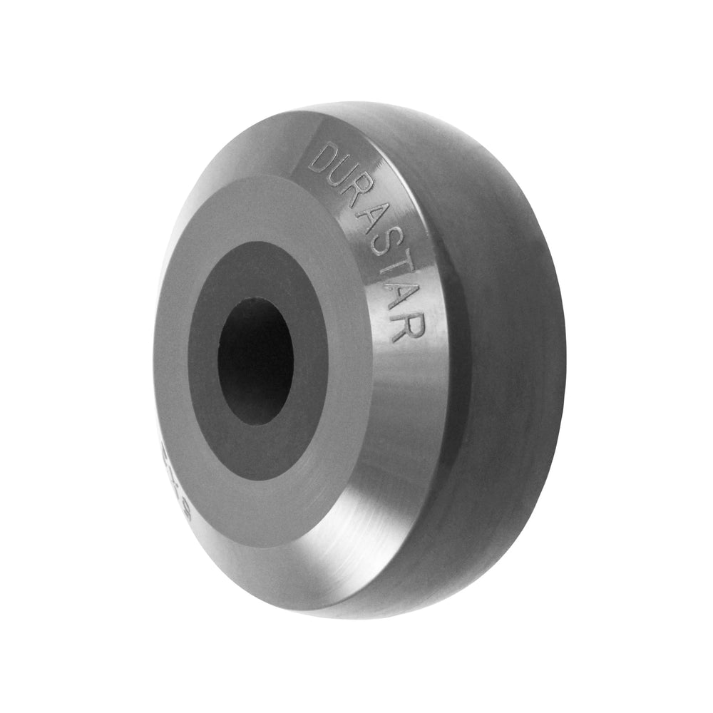 Durastar 5" x 2" Heavy Duty Solid Polyurethane on Glass-filled Nylon Wheel, 1500 lbs Capacity and 1-3/16" Plain Bore Durastar