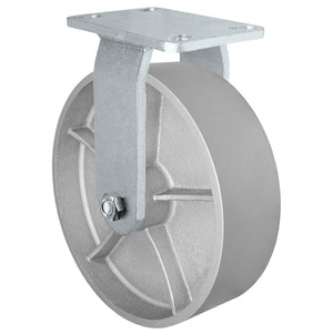 Durastar Heavy Duty 60 Series - 10" x 3" Semi-Steel Rigid Caster - 2500 lb Capacity, 4-1/2" x 6-1/4" Top Plate Durastar