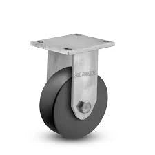 Albion Casters Kingpinless 6x3 Trionix Nylon Rigid Caster with 7.5x6.25 Plate - Heavy-Duty Industrial Caster, High-Durability Performance Albion-Casters