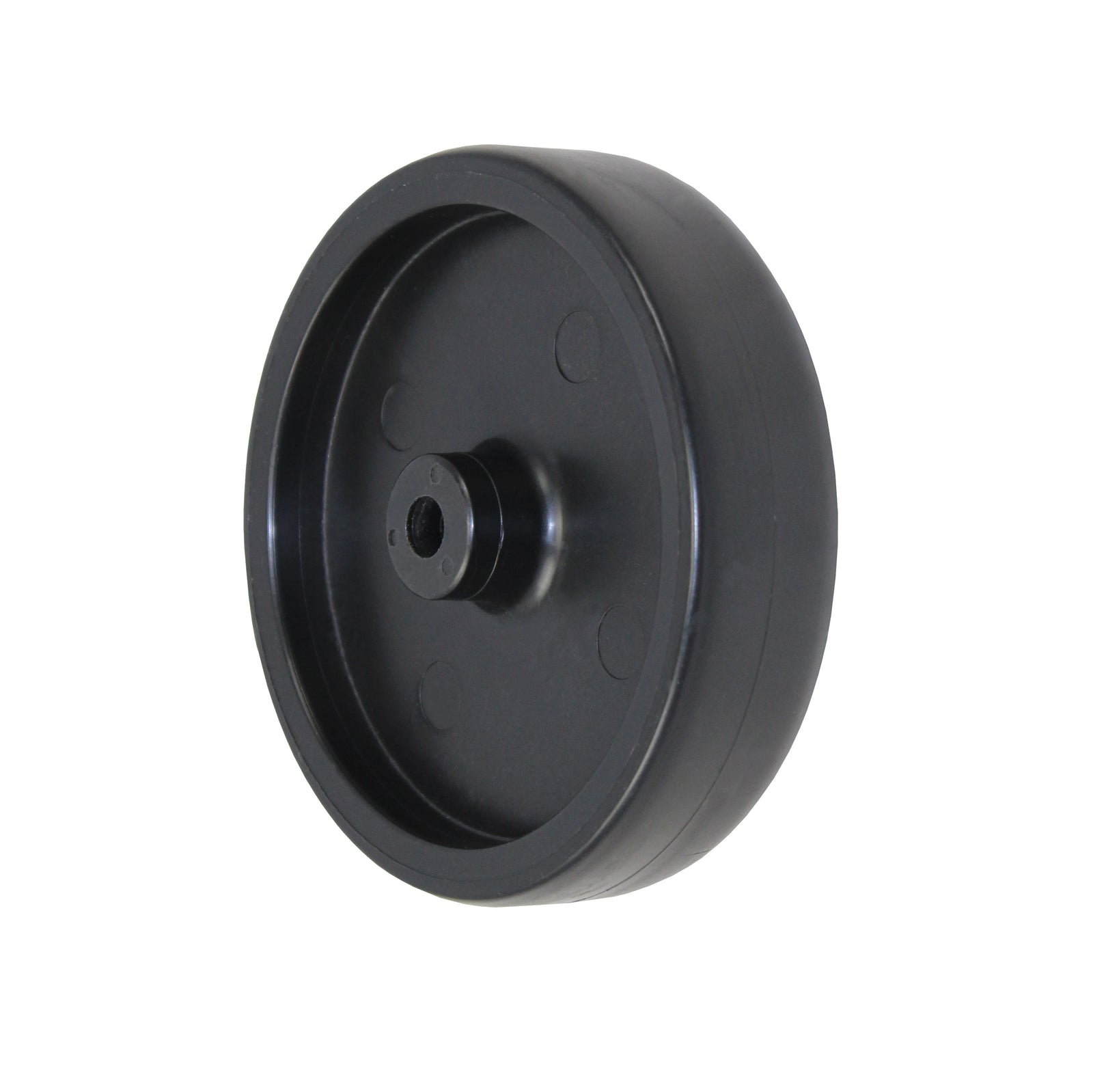 Durastar 6" x 1-1/2" Polyolefin Wheel, 650 lbs Capacity and 1/2" Plain Bore Durastar